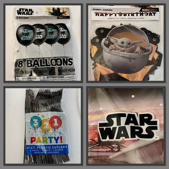 🎬New🎬”STAR WARS YODA Ultimate B-Day Party Pack🎬 - Picture 3 of 11